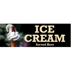 Ice Cream PVC Banner